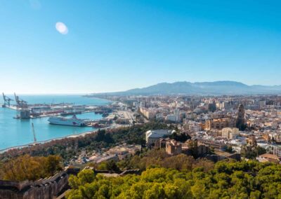 Vista de la ciudad de Málaga